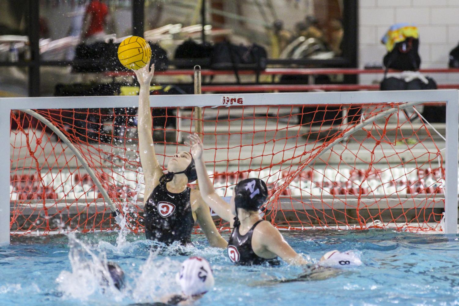 <a href='http://v1qfz04.hrfarms.net'>博彩网址大全</a> student athletes compete in a water polo tournament on campus.
